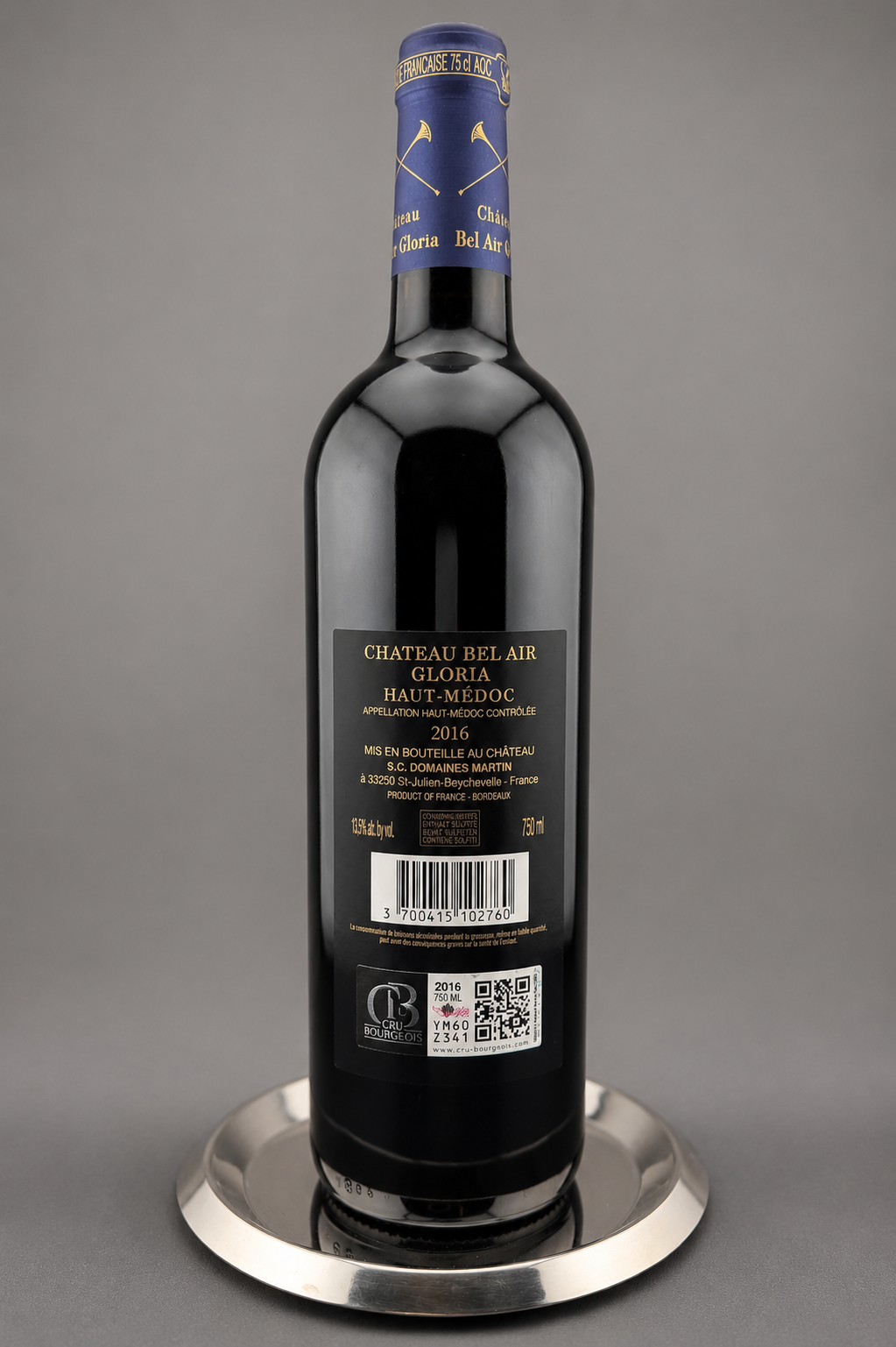 Chateau Bel Air Gloria 2016 - Haut-Médoc - Afbeelding 3